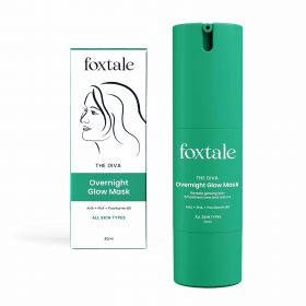 Foxtale - (Pack of 2) The Diva Over Night Glow Mask | with AHA, PHA & Provitamin B5