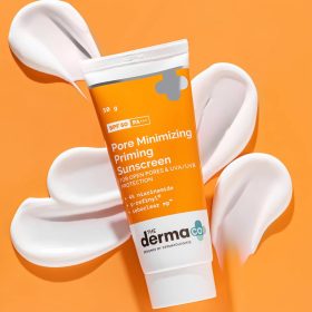 Pore Minimizing Priming Sunscreen with SPF 50 & PA+++ For Open Pores & UVAUVB Protection - 50g