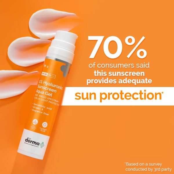 The Derma Co 1 Hyaluronic Sunscreen Aqua Gel – 50g 5