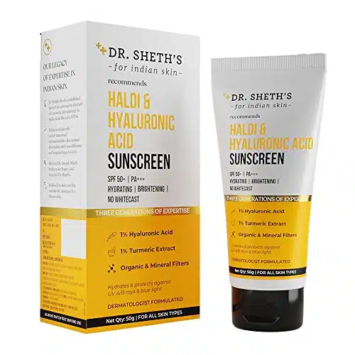 Dr. Sheth's Haldi & Hyaluronic Acid Sunscreen