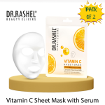 DR.RASHEL Vitamin C Face Sheet Mask With Serum (Pack of 2)