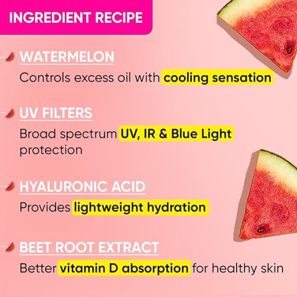 Dot Key Watermelon Hyaluronic Cooling Sunscreen SPF 50 PA3