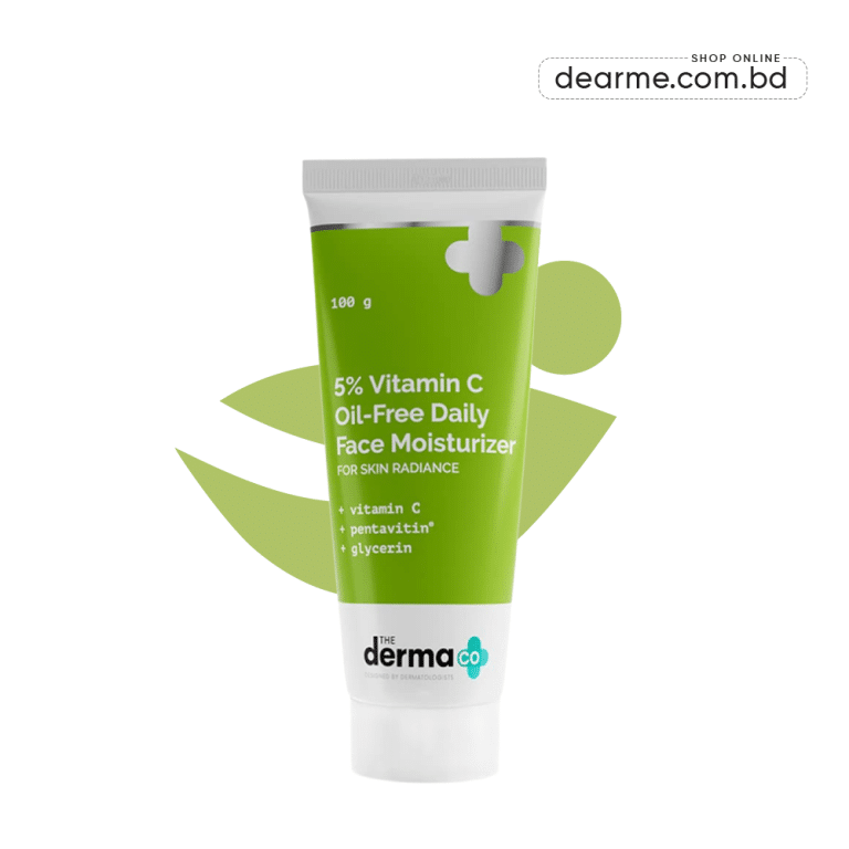 The Derma Co 5% Vitamin C Oil-Free Daily Face Moisturizer for Skin Radiance - 100g