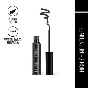 Lakme Unreal Precision Liquid Eye Liner Lightweight & Smudgeproof Eye Liner, Black