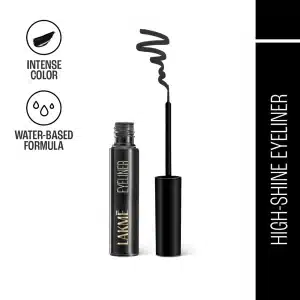 Lakme Unreal Precision Liquid Eye Liner Lightweight & Smudgeproof Eye Liner, Black