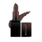 Swiss Beauty Hd Matte Pigmented Smudge Proof Lipstick  | Dark Brown, 3.4g