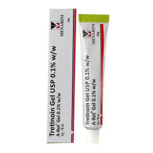 A Ret 0.1% Gel 20gm (Tretinoin Gel USP 0.1% w/w)