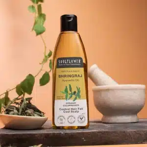 Soulflower Cold Pressed Bhringraj Hair Oil,