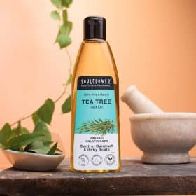 Soulflower Tea Tree Anti Dandruff Scalp Oil