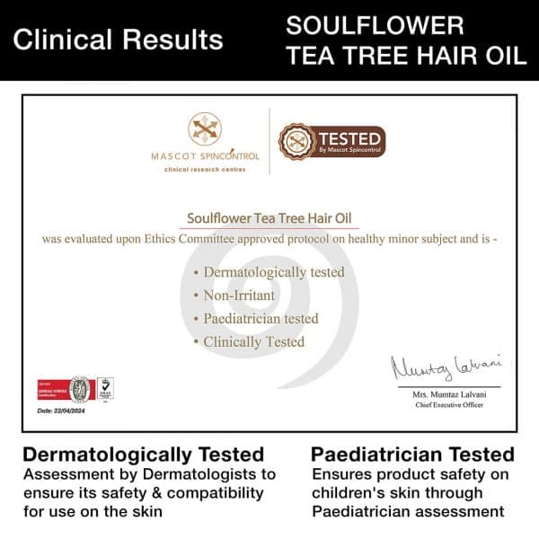 Soulflower Tea Tree Anti Dandruff Scalp Oil