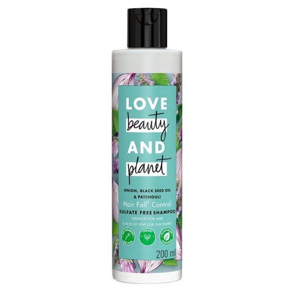 Love Beauty & Planet Onion oil, Blackseed oil & Patchouli Hairfall control Shampoo - 200ml