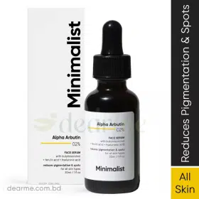 Minimalist 2% Alpha Arbutin Face Serum With Hyaluronic Acid
