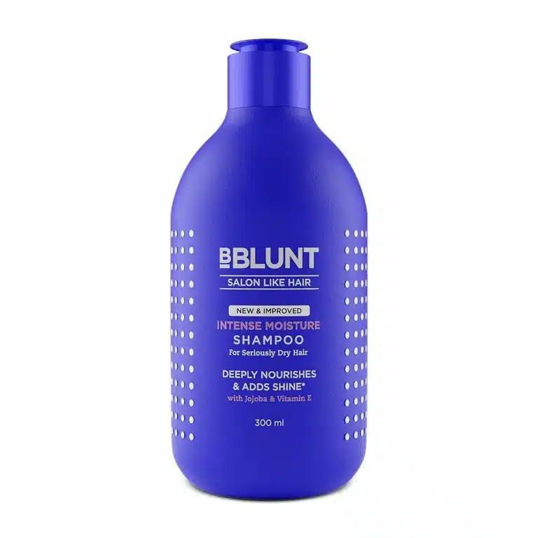 BBLUNT Intense Moisture Shampoo with Jojoba and Vitamin E for Dry & Frizzy Hair