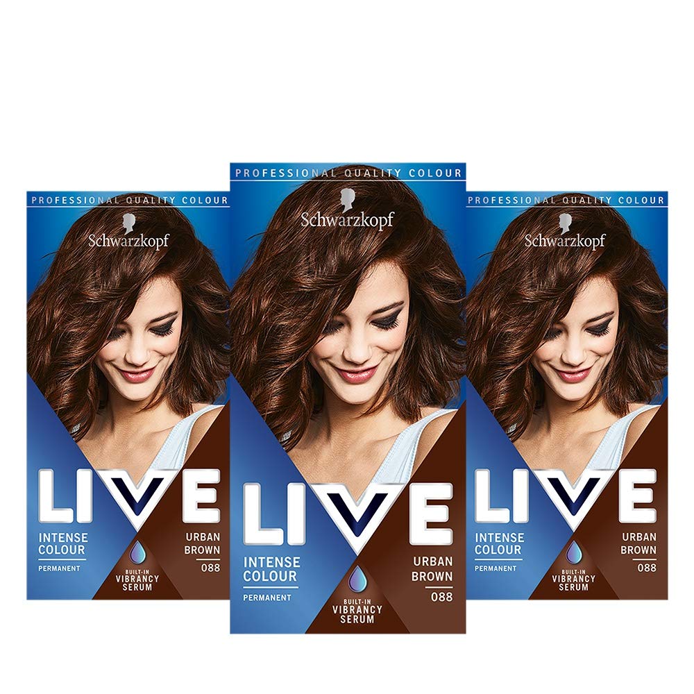 Schwarzkopf Live Intense Permanent Colour – 088 Urban Brown