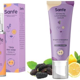 Sanfe Intimate Lightening Serum - 50g & Sanfe Natural Intimate Wash- 100ML