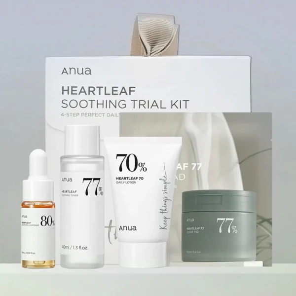 Anua Heartleaf Soothing Trial Kit (2 pads+40ml+10ml+20ml) | Korean Skincare