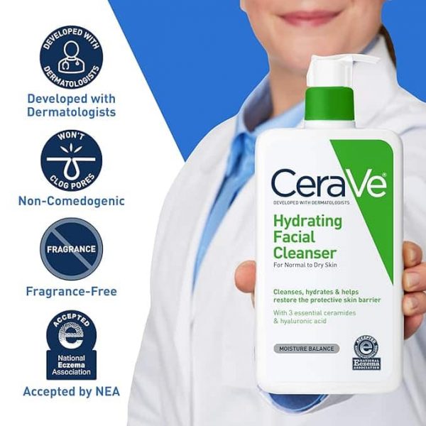 CERAVE HYDRATING FACIAL CLEANSER FOR NORMAL DRY SKIN 237ML0