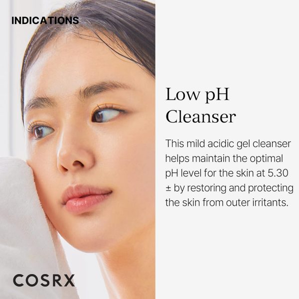 COSRX Low pH Good Morning Gel Cleanser Daily Mild Face Cleanser for Sensitive Skin PH Balancing Anti Breakouts No Parabens2