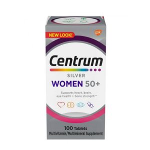 Centrum Silver Women’s 50+ Multivitamin – 100 Tablets