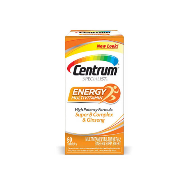 Centrum Specialist Energy Multivitamin – 60 Tablets 