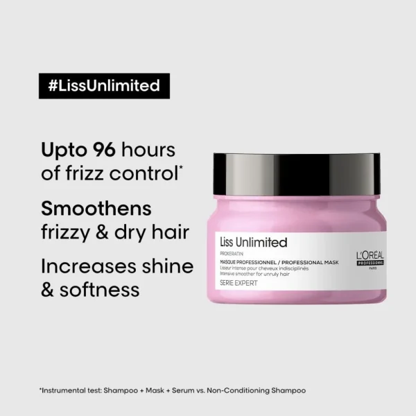 LOreal Professionnel Serie Expert Pro keratin Liss Unlimited Masque 250ml