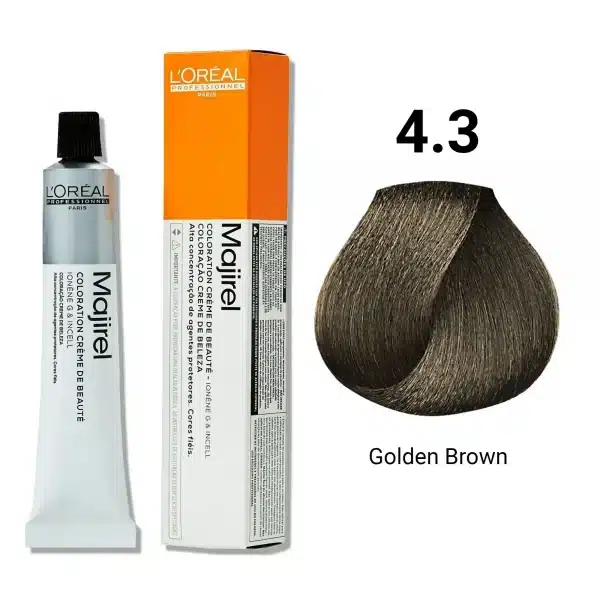 Loreal Professionnel Majirel 4.3 Golden Brown