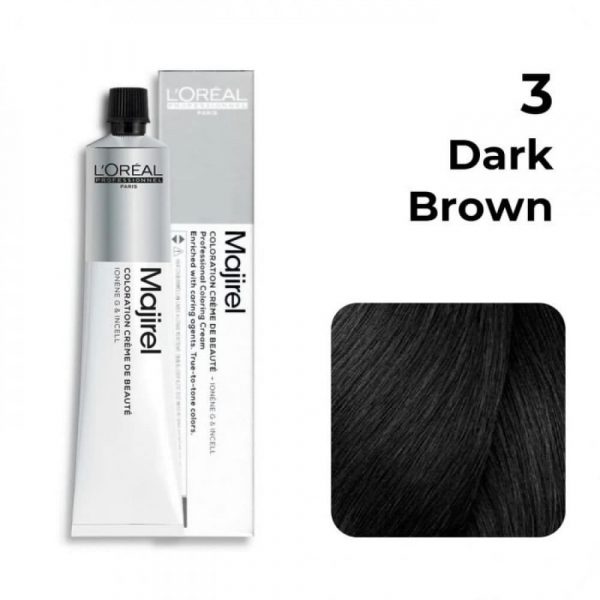 Loreal Professionnel Majirel No.3 Dark Brown 100gm