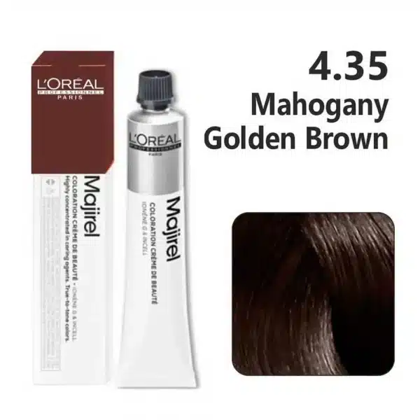 Loreal Professionnel Paris Majirel – 4.35 Mahogany Golden Brown