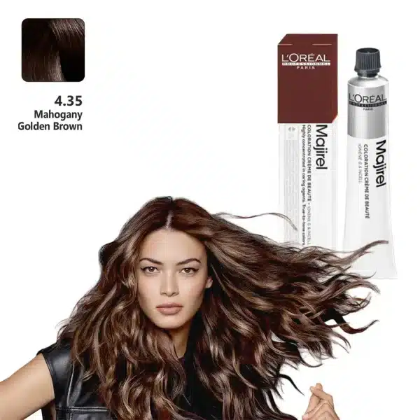 Loreal Professionnel Paris Majirel – 4.35 Mahogany Golden Brown1