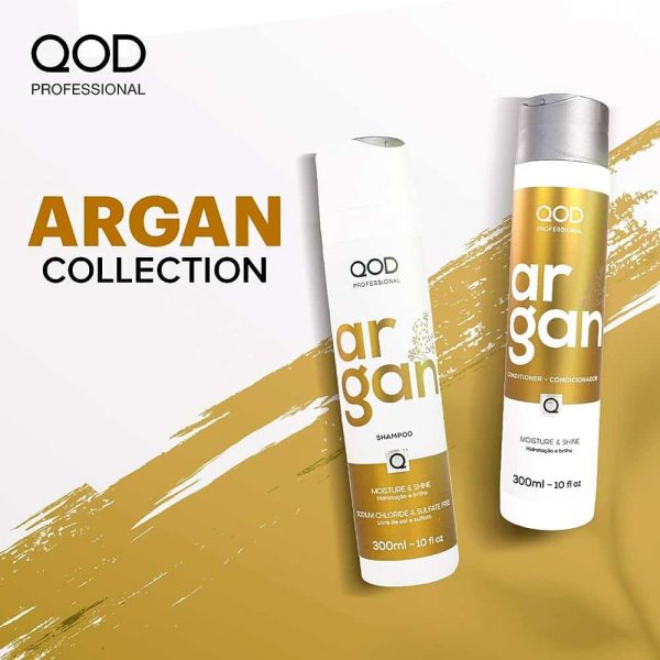 QOD Professional Argan Shampoo Conditioner – 300ml 1 1 1