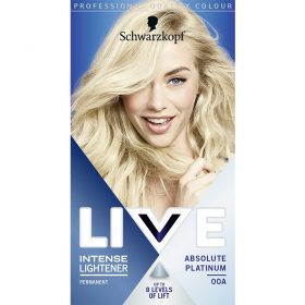 Schwarzkopf LIVE Intense Lightener Permanent Colour – Absolute Platinum