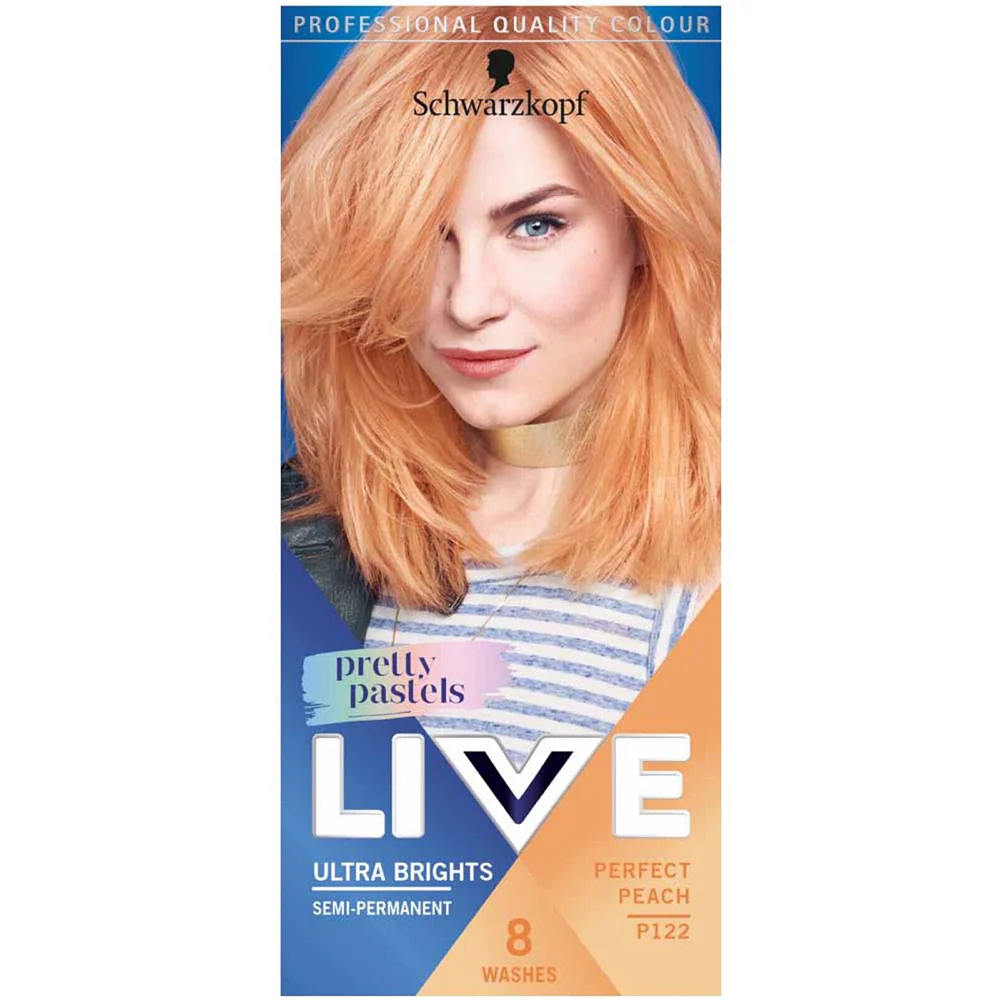 Schwarzkopf Live Pretty Pastels Hair Color – Perfect Peach P122