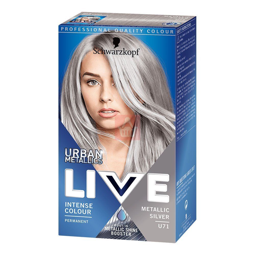 Schwarzkopf Live Urban Metallics Intense Colour – U71 Metallic Silver