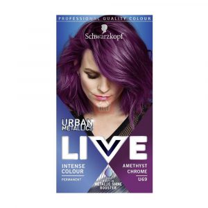 Schwarzkopf Live Urban Metallics Intense Hair Colour – U69 Amethyst Chrome