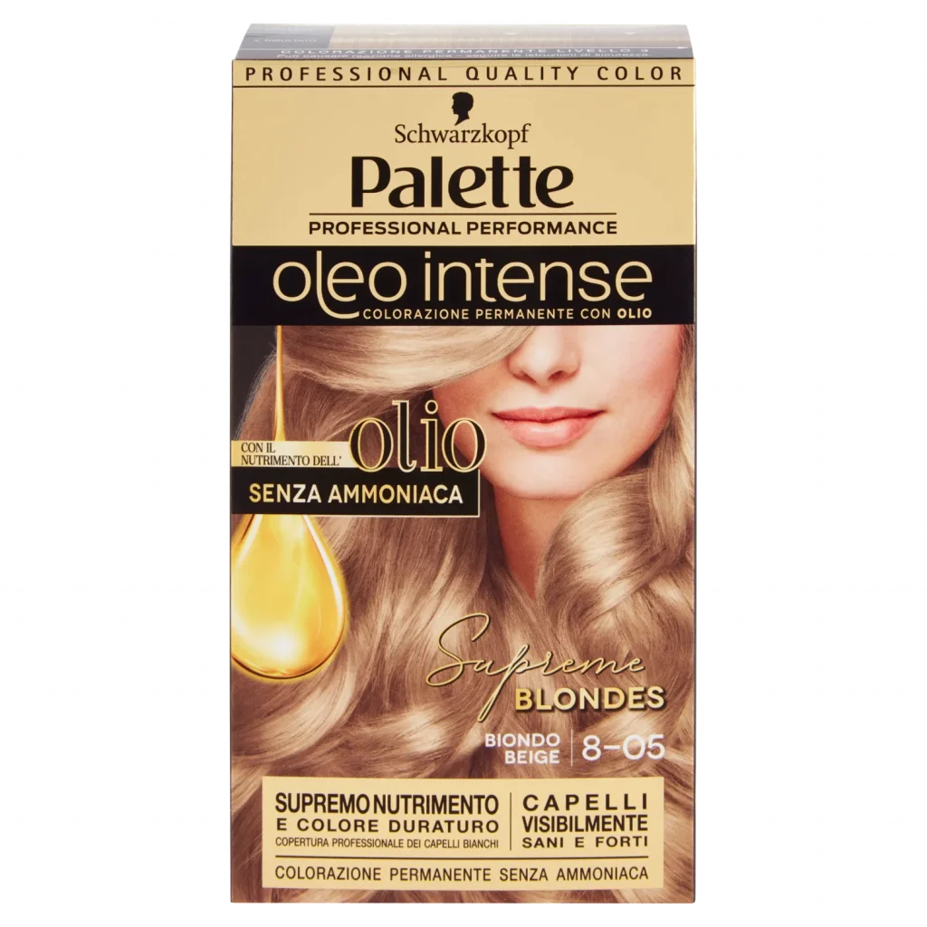 Schwarzkopf Oleo Intense Permanent Hair Colour – Beige Blonde 8-05