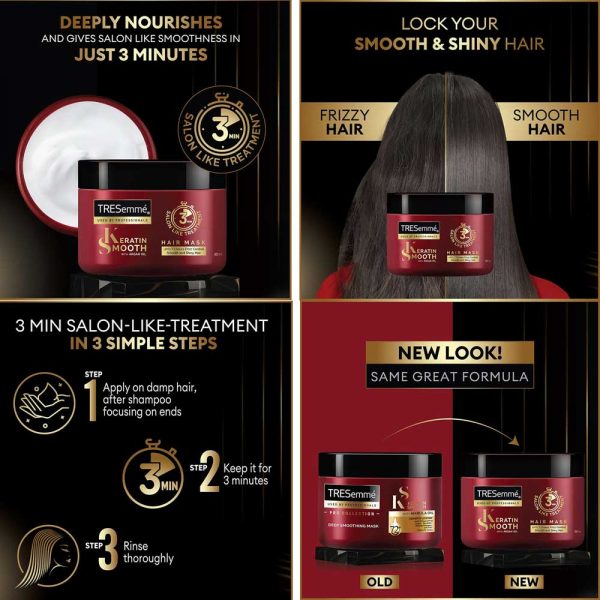 Tresemme Keratin Smooth Hair Mask With Argan Oil 300ml