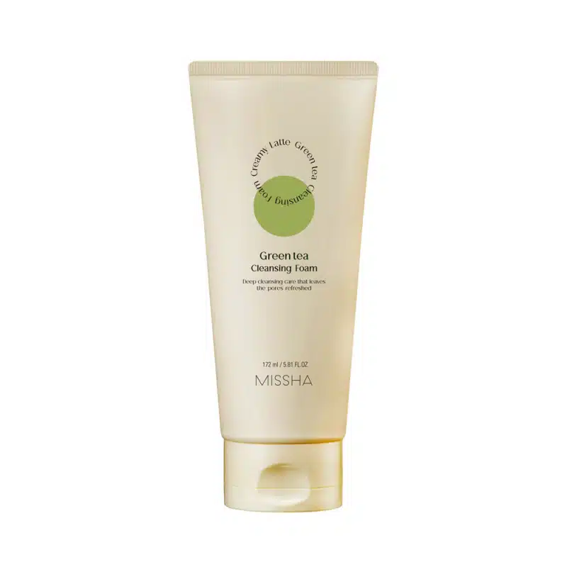 Missha Creamy Latte Green Tea Cleansing Foam 172ml