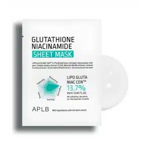 APLB Glutathione Niacinamide Sheet Mask