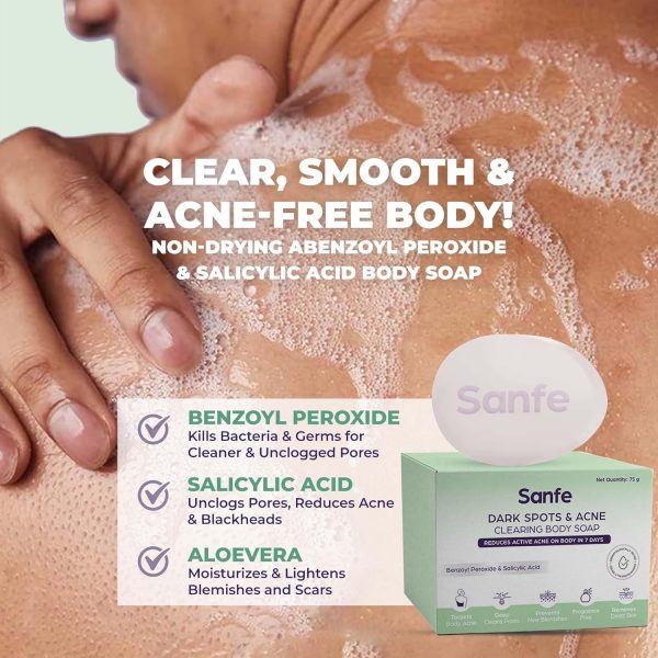 Sanfe Dark Spots & Acne Clearing Body Soap 6