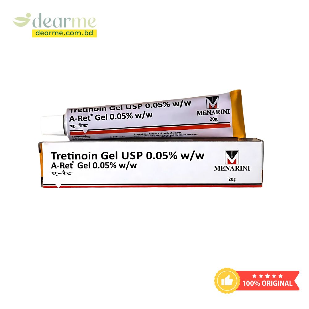 A Ret 0.05% Gel 20gm (Tretinoin Gel USP 0.05% ww) dearme.com.bd