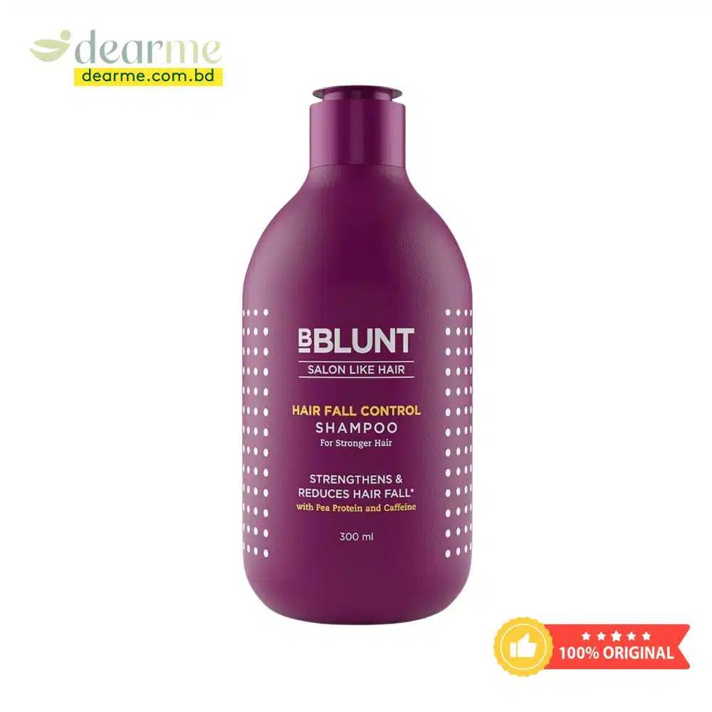 BBlunt Hair Fall Control Shampoo with Pea Protein & Caffeine for Stronger Hair 300 ml BBlunt Hair Fall Control Shampoo with Pea Protein & Caffeine for Stronger Hair 300 ml