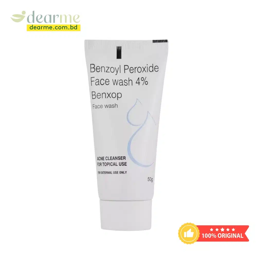 Benzoyl Peroxide Cream 4% wash Benxop Benxop Benzoyl Peroxide Face Wash 4%