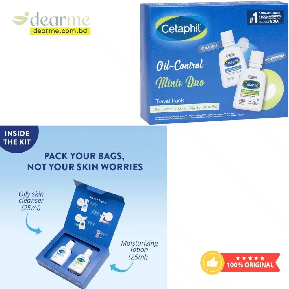 Cetaphil Oil Control Travel Pack for Oily Skin,Facewash and Moisturizer Cetaphil Oil Control Travel Pack for Oily Skin, Facewash & Moisturizer