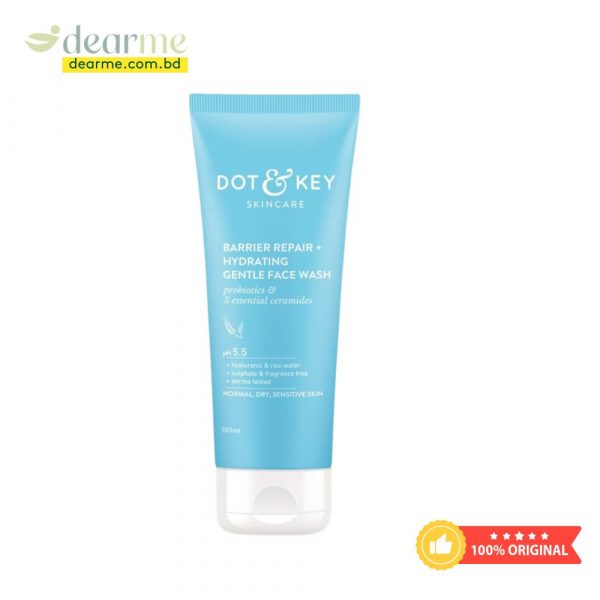DOT & KEY Barrier Repair Hydrating Gentle Face Wash