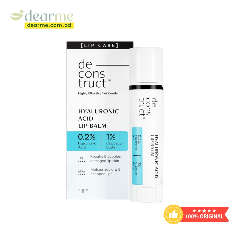 Deconstruct's Hyaluronic Acid Lip Balm with 1% Cupuaçu Butter
