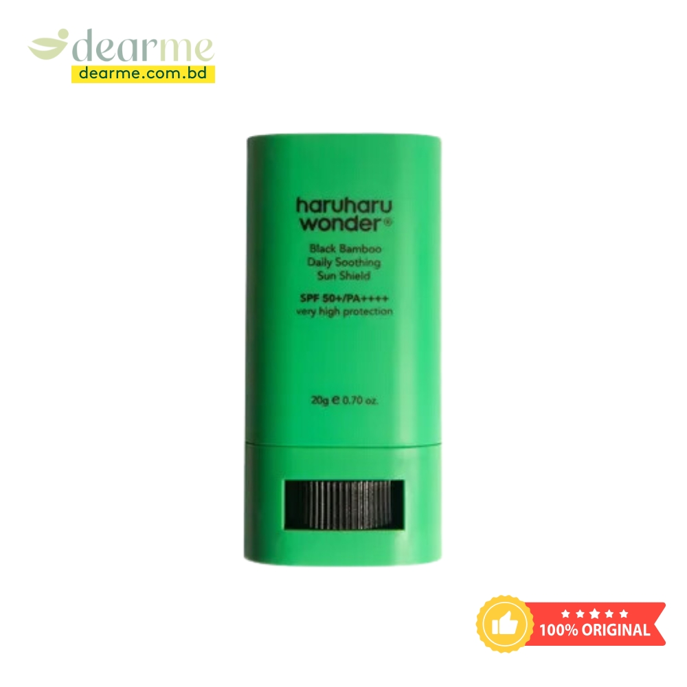 haruharu wonder BLACK BAMBOO daily soothing sun shield SPF50+ PA++++ 20g