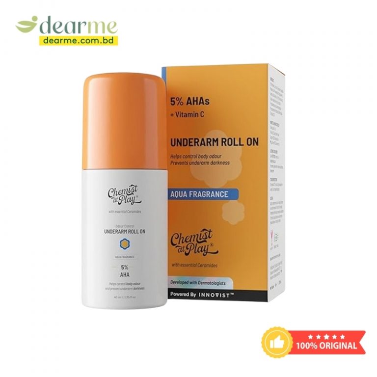 Chemist At Play UnderArm 5% AHA Roll-On (Aqua Fragrance)