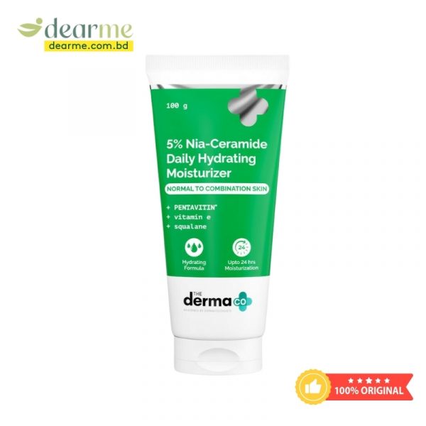 The Derma Co 5% Nia-Ceramide Daily Hydrating Moisturizer for Normal to Combination Skin