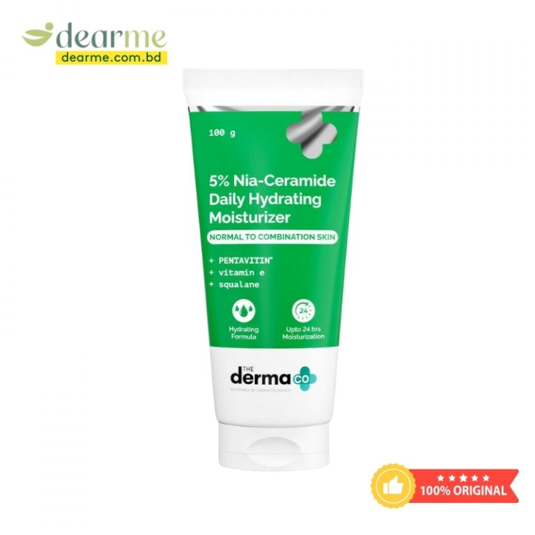 The Derma Co 5% Nia-Ceramide Daily Hydrating Moisturizer for Normal to Combination Skin