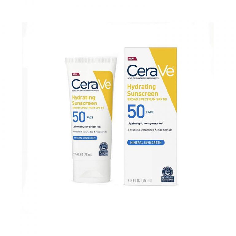 Cerave Hydrating Sunscreen Broad Spectrum SPF50 - 75ml
